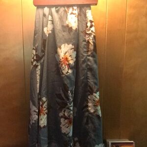 Floral Blue Skirt